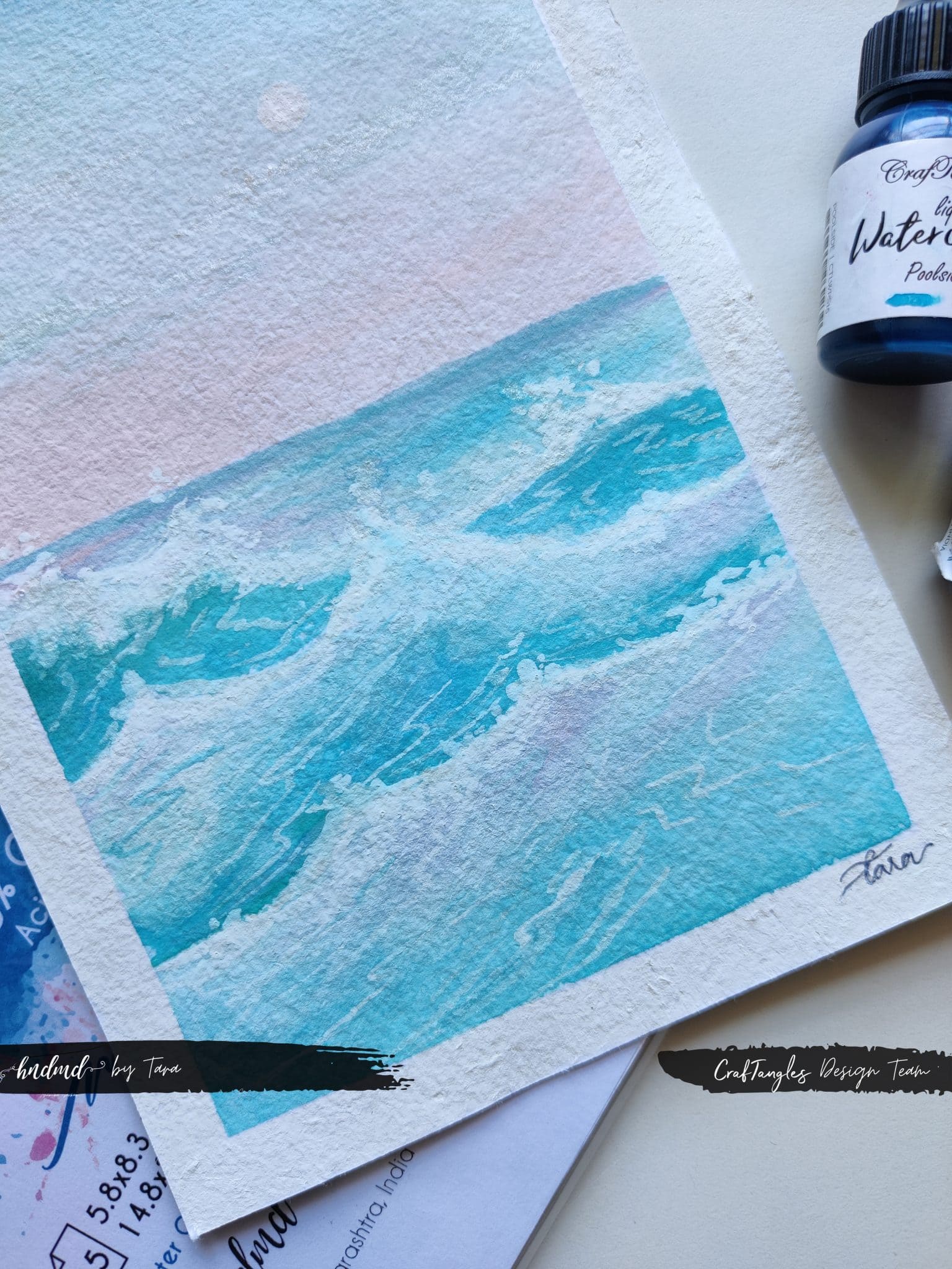 Beautiful Seascape Watercolour Painting 3 seascape