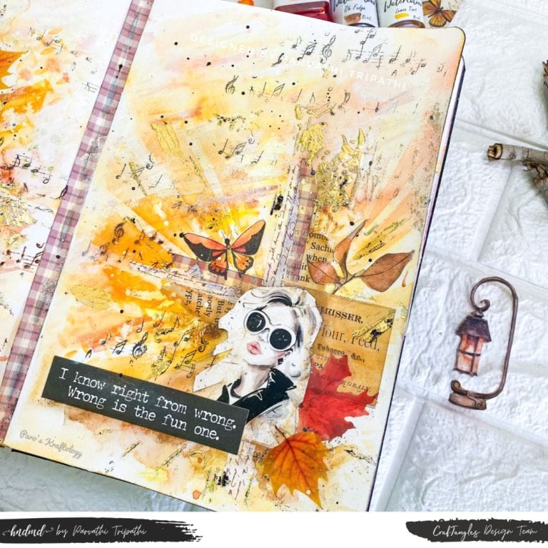 Let’s go Retro - Beautiful Autumn Journal Spread 2 Autumn journal