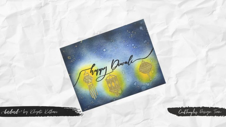 Simple Diwali Cardmaking Tutorial 2 Happy Diwali Card