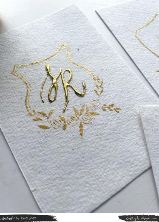 Stunning Gilded MONOGRAM! 1