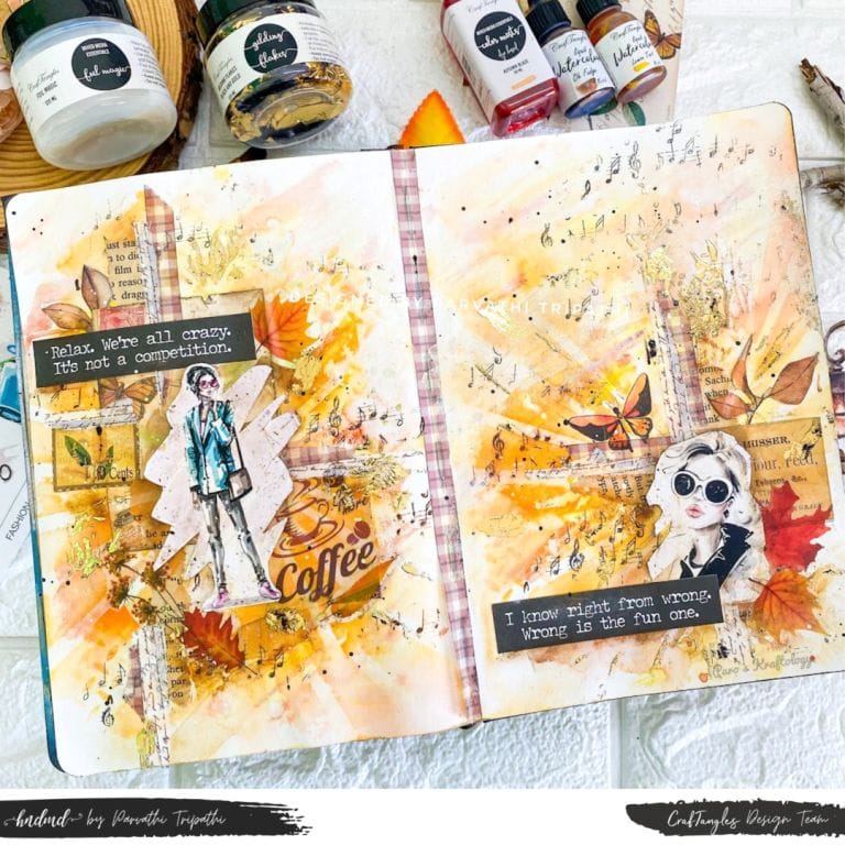 Let’s go Retro - Beautiful Autumn Journal Spread 5 Let’s go Retro - Beautiful Autumn Journal Spread 4