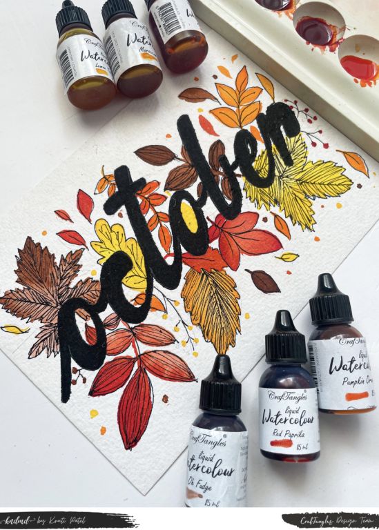 Beautiful Hello OCTOBER !! Calligraphy Tutorial 2 Calligraphy