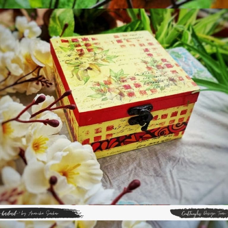 Beautiful "Autumn Love" - Decoupage Box 1