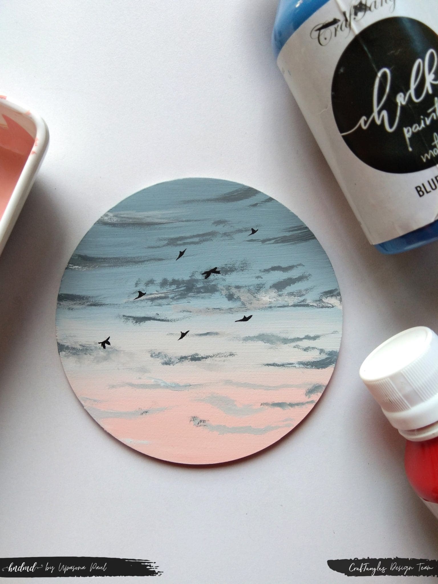 Beautiful Gloaming Skyscape Chalk Painting 3 gloaming