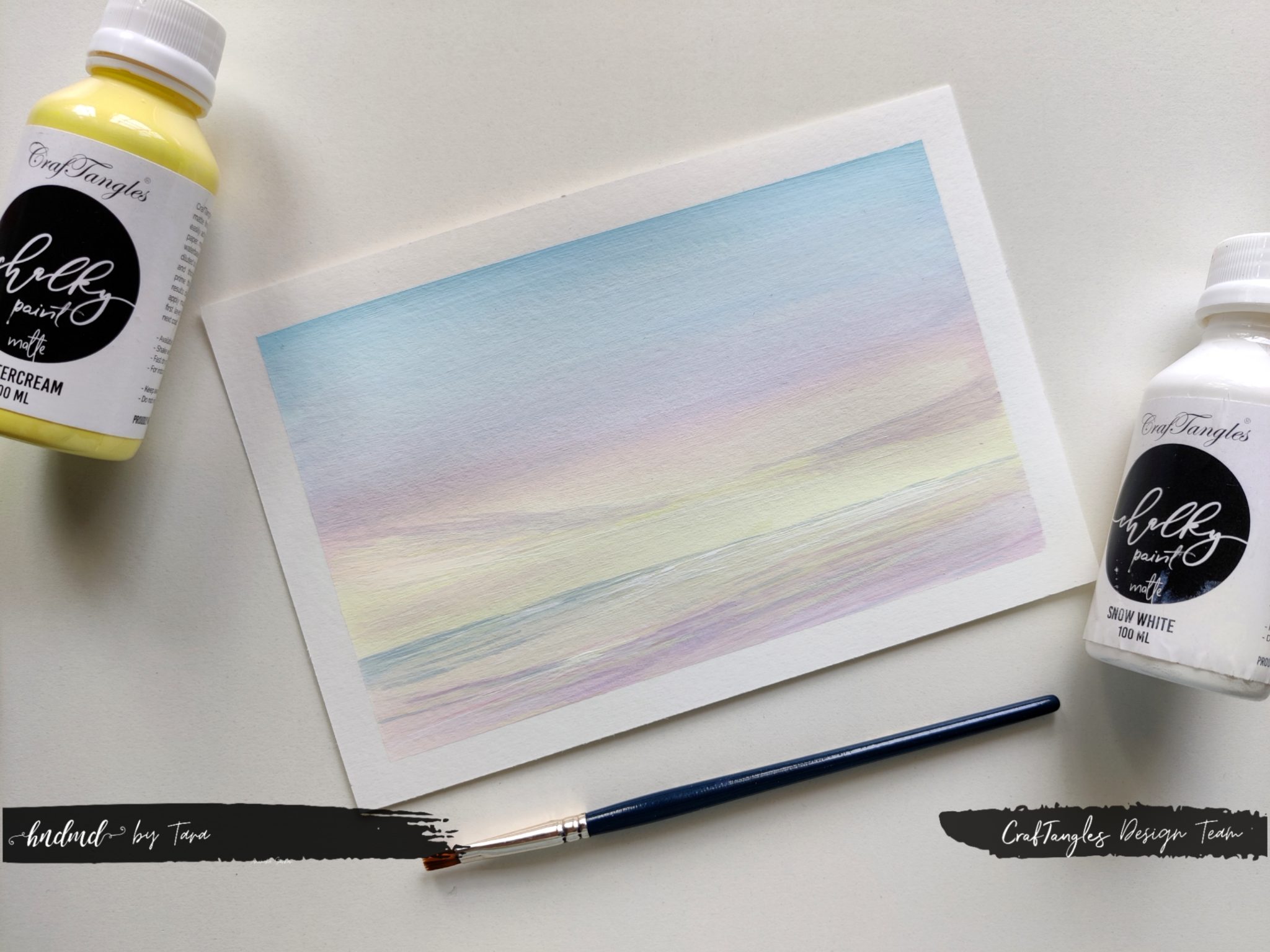 Beautiful Seascape Chalk Painting 1