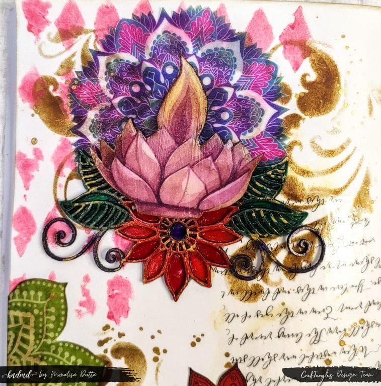 'Diwali Celebration' Mixed Media Journal Page 5 'Diwali Celebration' Mixed Media Journal Page 3