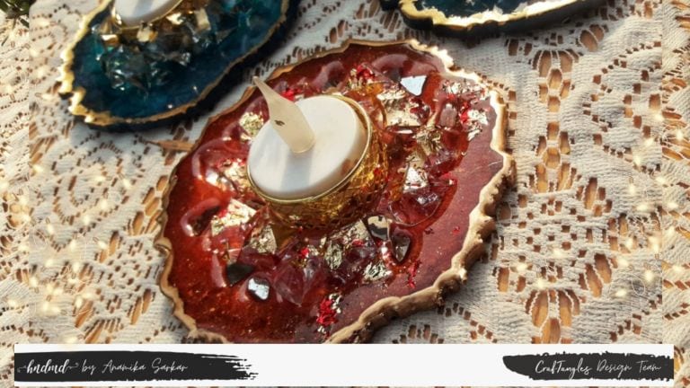Beautiful Resin Diwali Diyas 2 resin diwali diyas