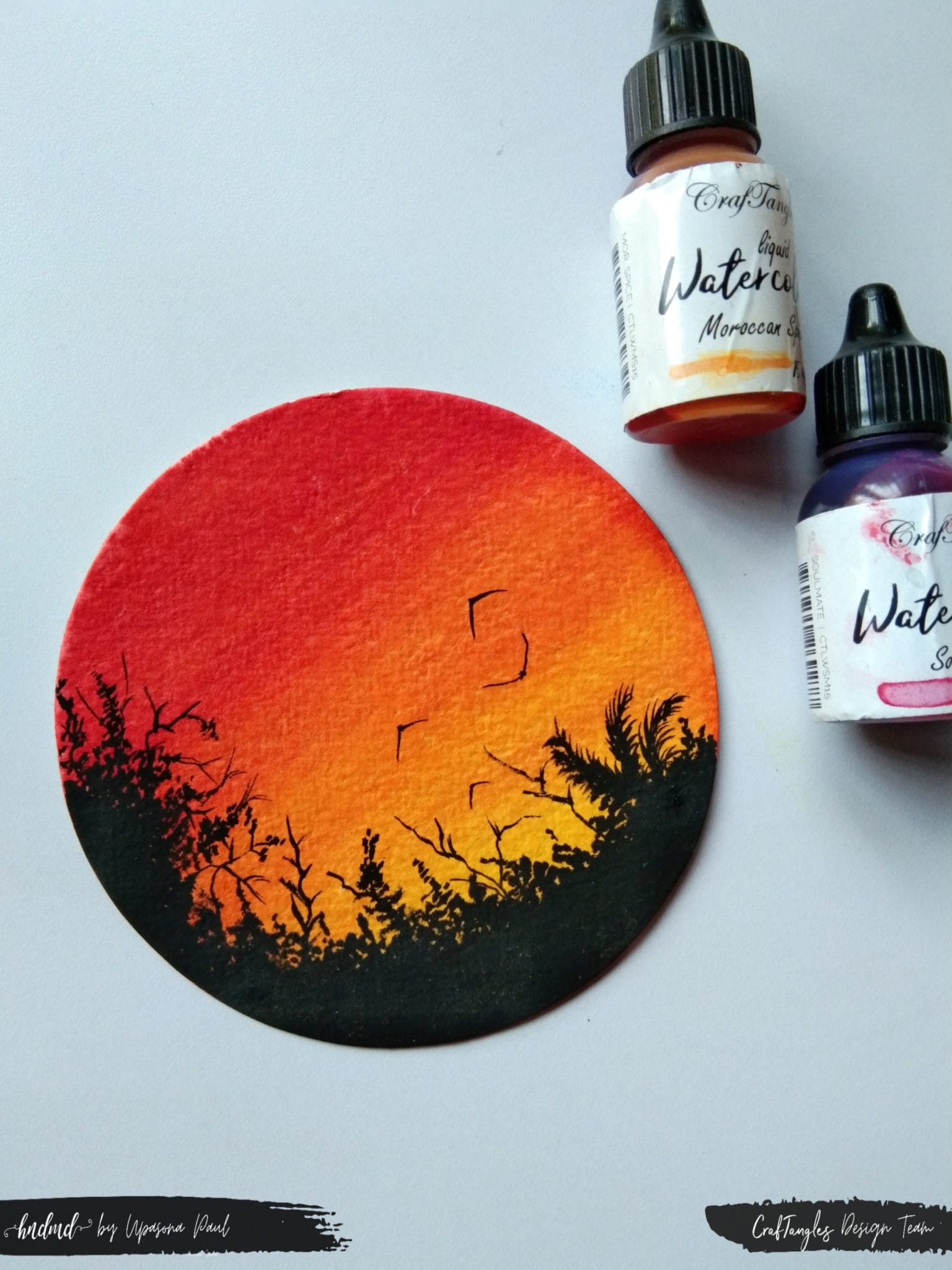 Awesome 'Dawning Sky' Watercolour Painting 3 dawning sky