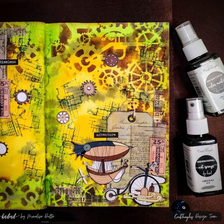 Beautiful 'Timeless Adventure' Journal Spread 3 timeless adventure