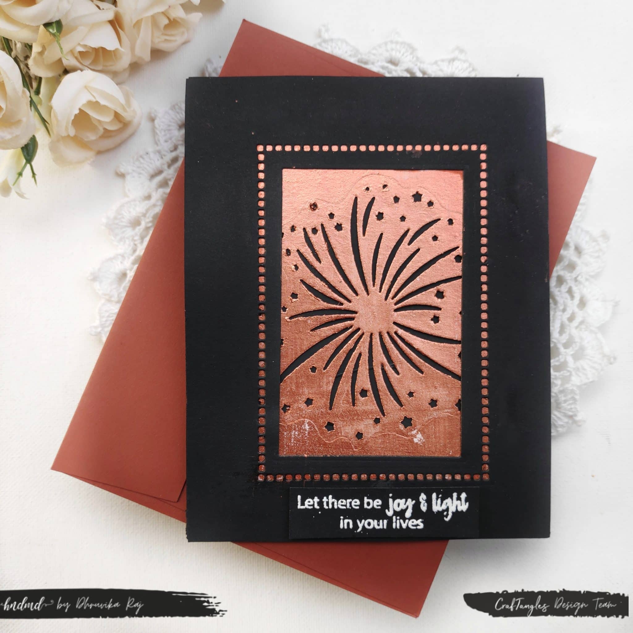 Bling It On: New Year Cards using Craftangles Metallic Mica Pigment Powders 2