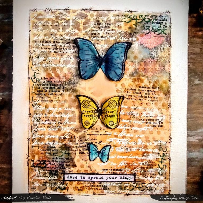 Awesome Mixed Media Journal Page Using Transfer It 5 journal page