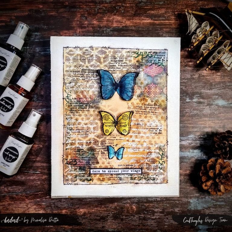 Awesome Mixed Media Journal Page Using Transfer It 2 Awesome Mixed Media Journal Page Using Transfer It 1