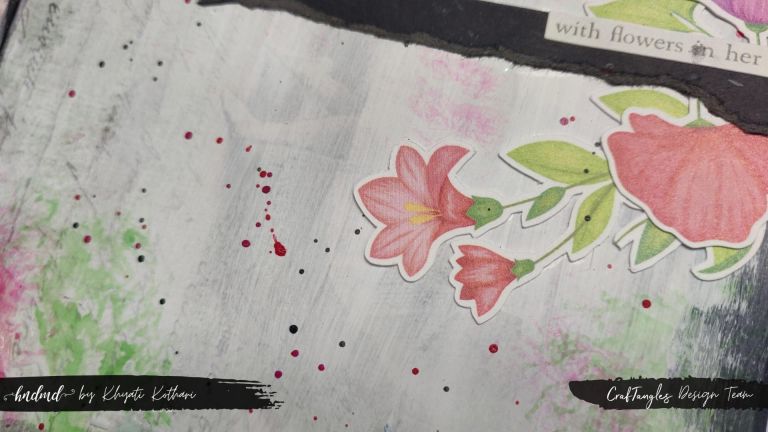 Art Journal Page - Using Decoupage Papers 5 Art Journal Page - Using Decoupage Papers 4