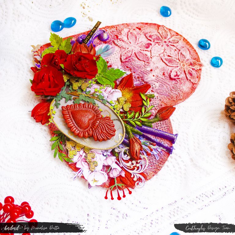 Beautiful 'Valentine Heart' Mixed Media Art 5 Beautiful 'Valentine Heart' Mixed Media Art 3
