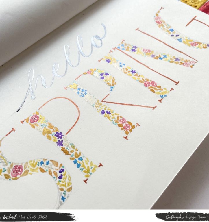 Stunning 'Hello Spring' Calligraphy Tutorial 2 Stunning 'Hello Spring' Calligraphy Tutorial 1