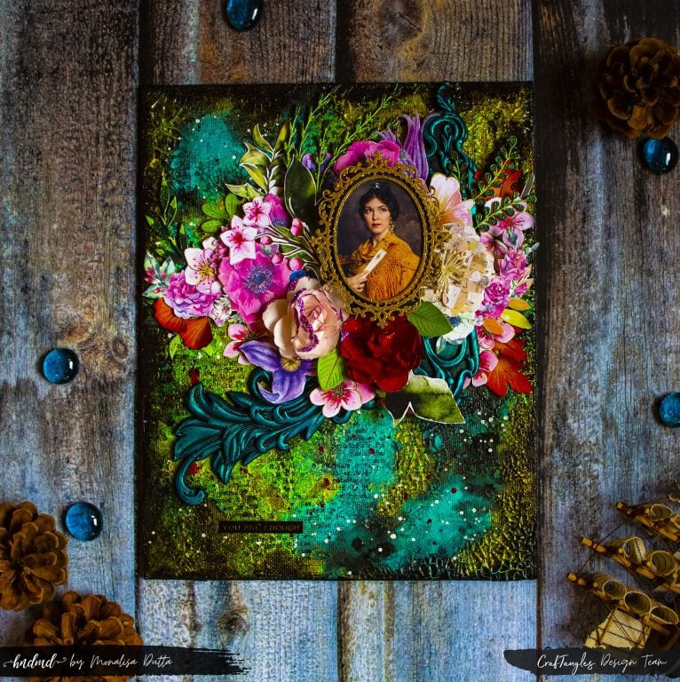 Beautiful Feminine Mixed Media Canvas 2 Beautiful Feminine Mixed Media Canvas 1