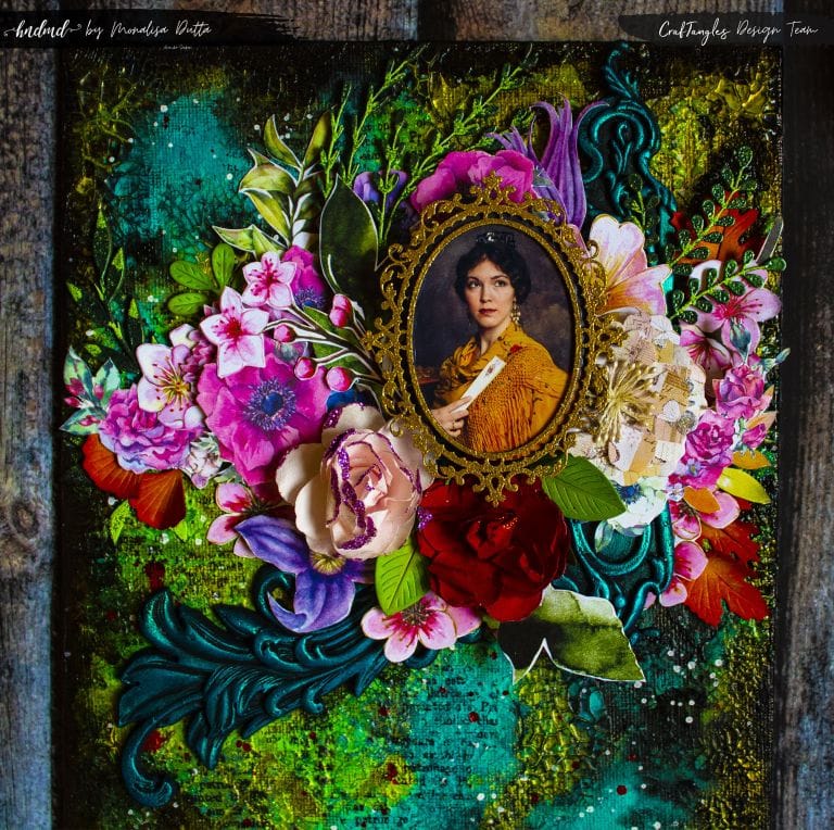 Beautiful Feminine Mixed Media Canvas 3 Beautiful Feminine Mixed Media Canvas 2