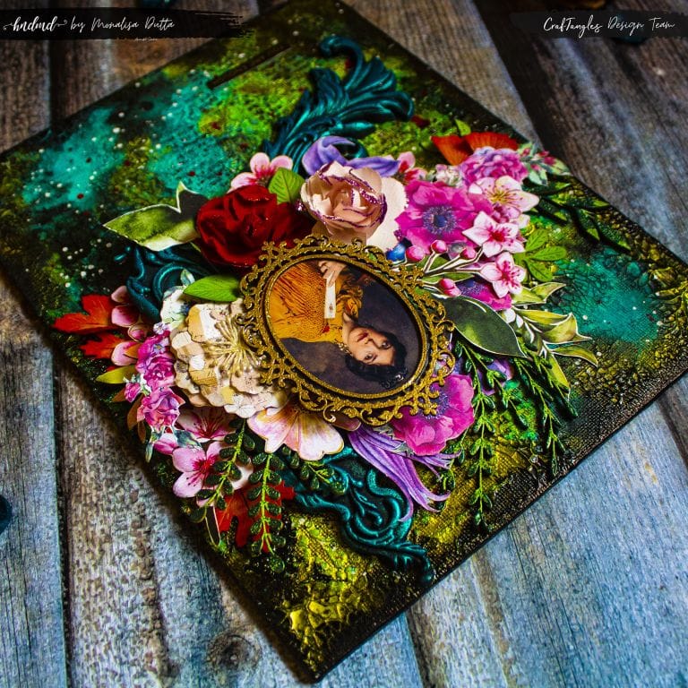 Beautiful Feminine Mixed Media Canvas 5 feminine