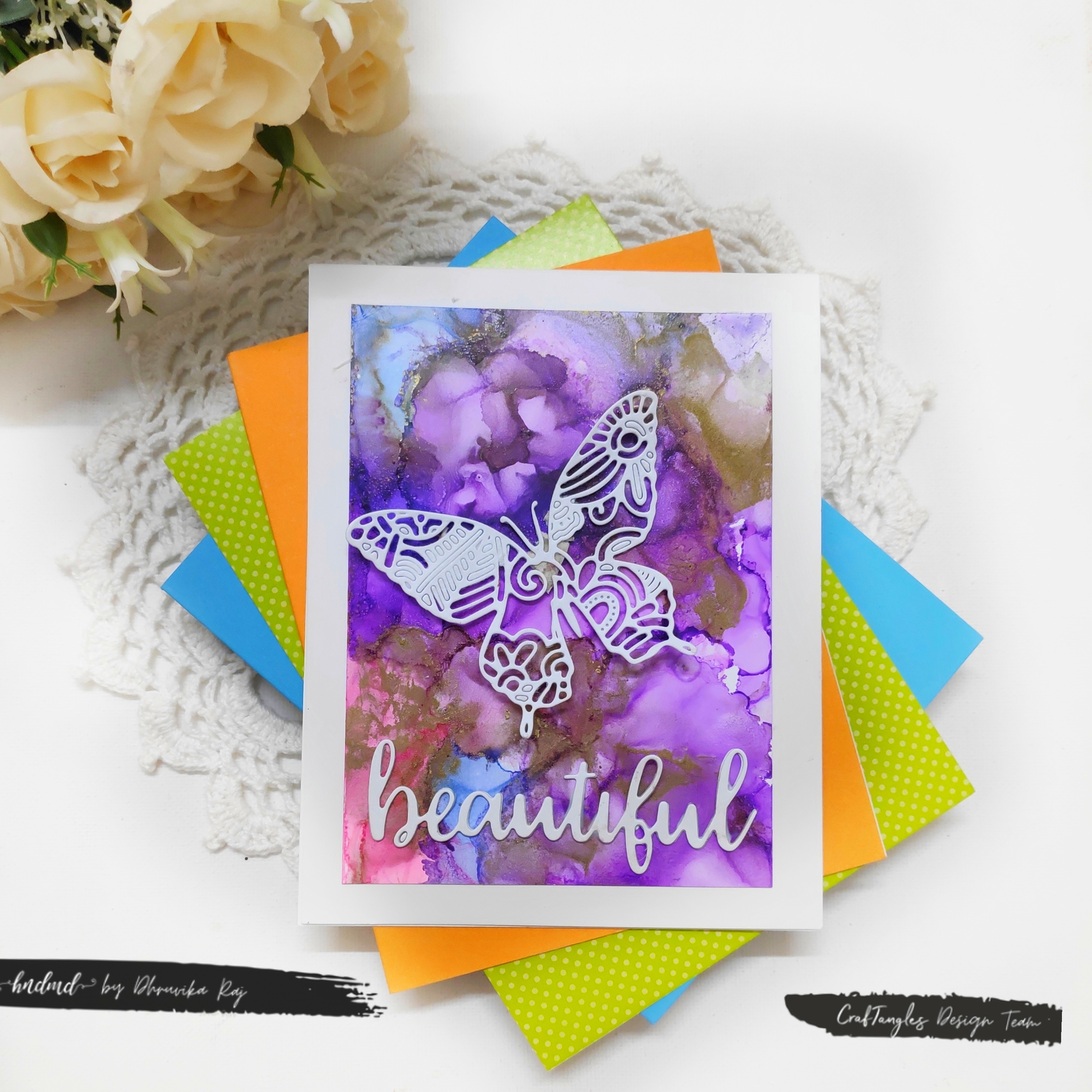 Beautiful Reusing Alcohol Ink Backgrounds for Cards 4 Beautiful Reusing Alcohol Ink Backgrounds for Cards 2
