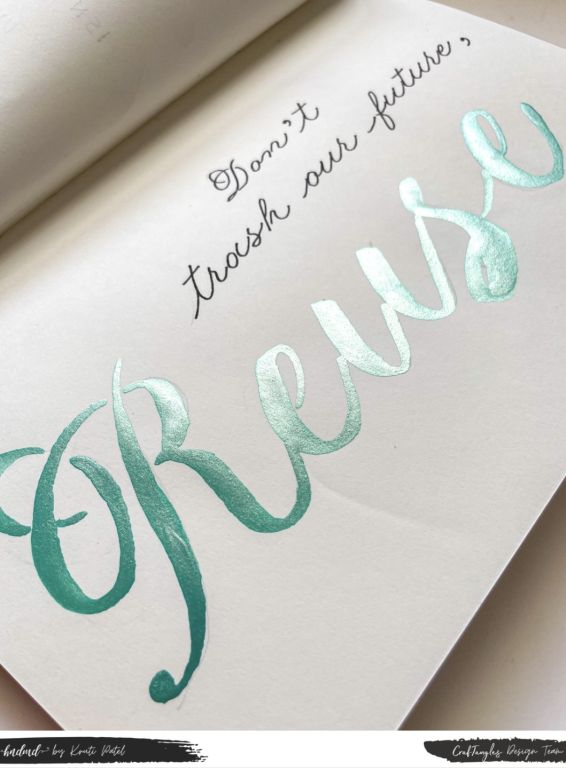 Beautiful 'The Reusing Lettering' Tutorial 1