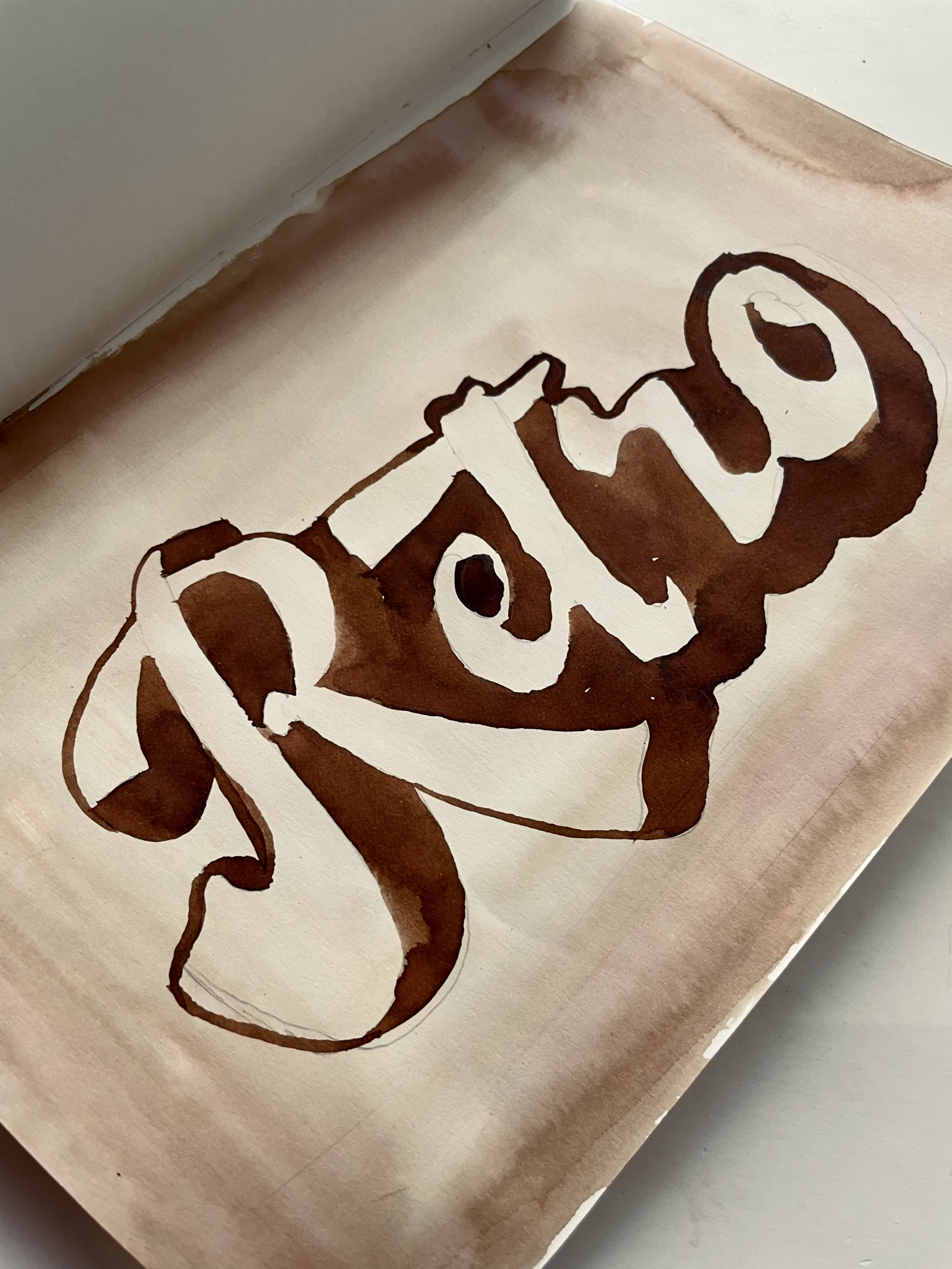 Beautiful 'Retro Art' Calligraphy 1
