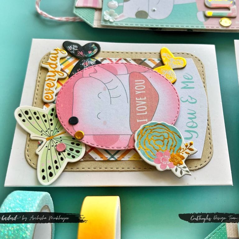 Beautiful 2 Tags and Cards Using Love Notes Element Sheets 3