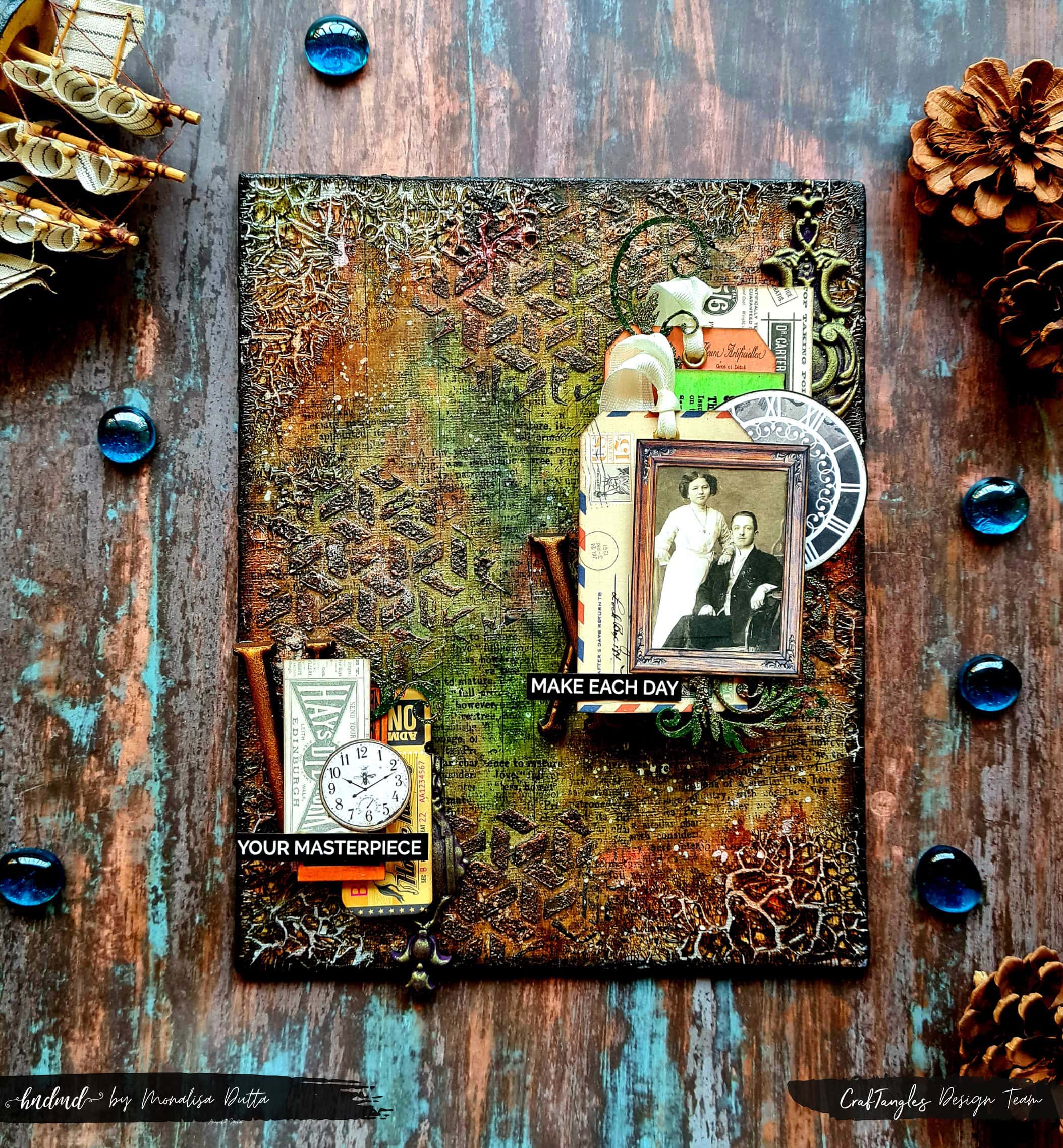 Stunning 'Old Story' Mixed Media Project 2 Stunning 'Old Story' Mixed Media Project 1