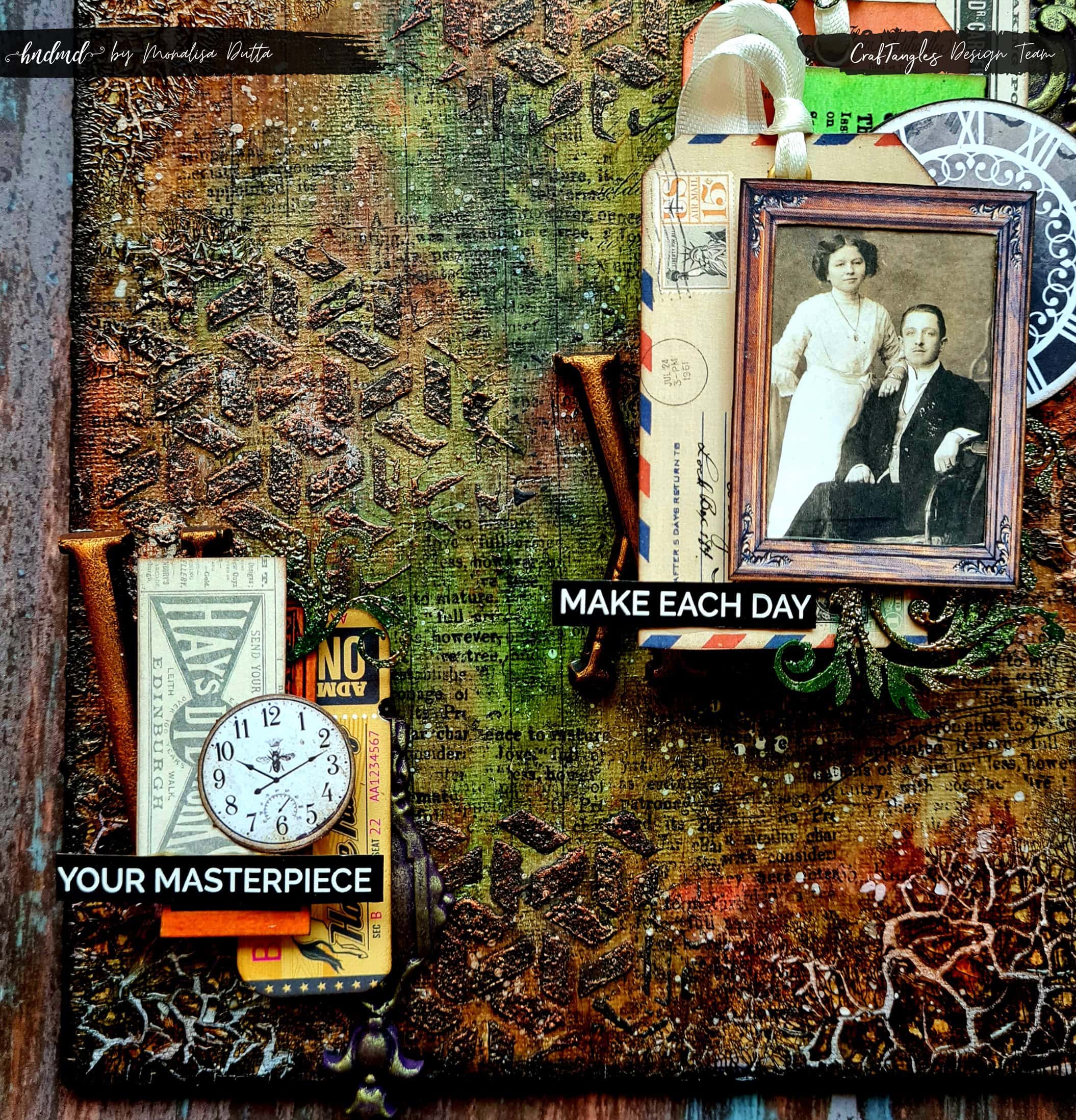 Stunning 'Old Story' Mixed Media Project 4 Stunning 'Old Story' Mixed Media Project 3