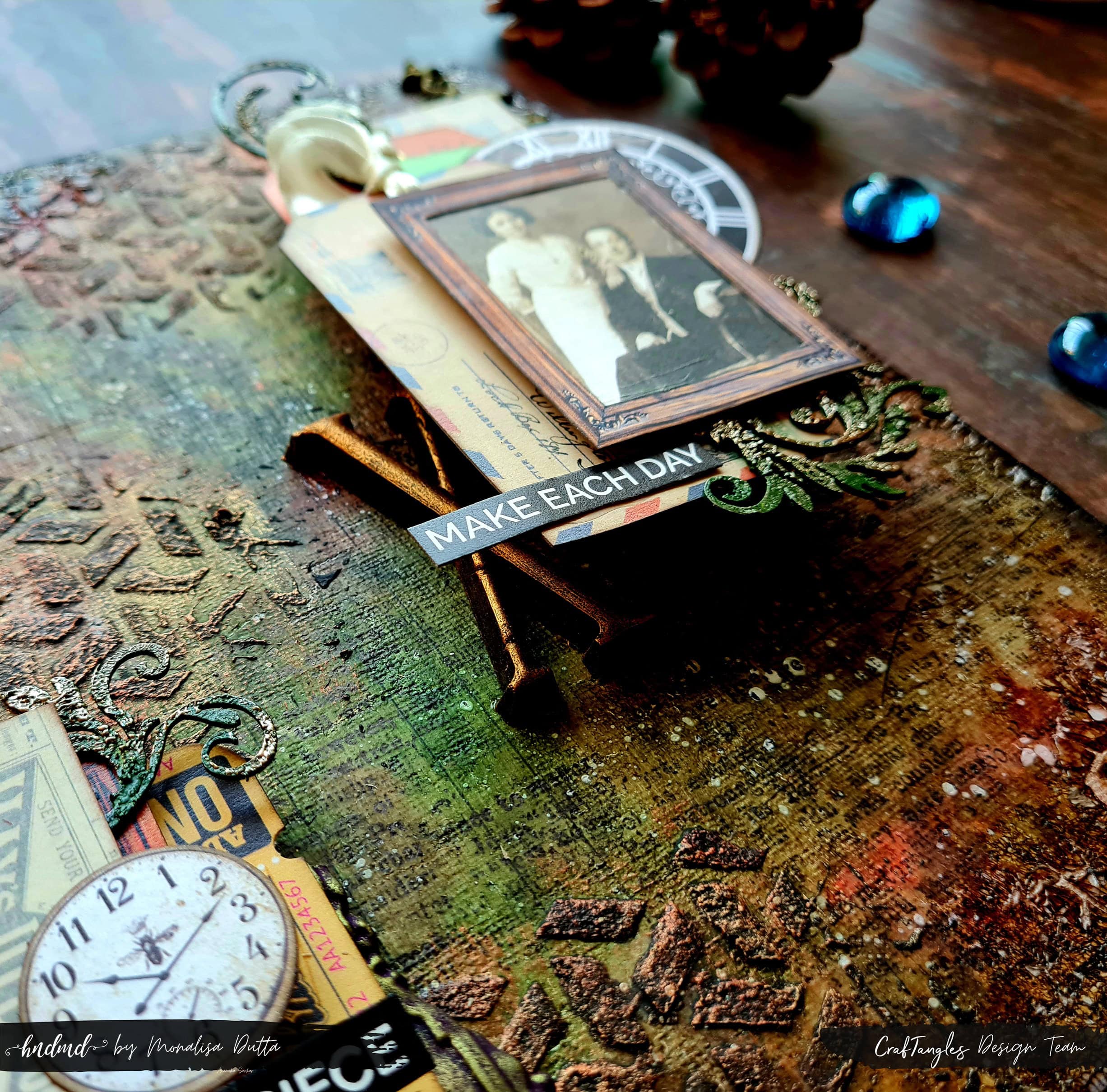 Stunning 'Old Story' Mixed Media Project 5 old story