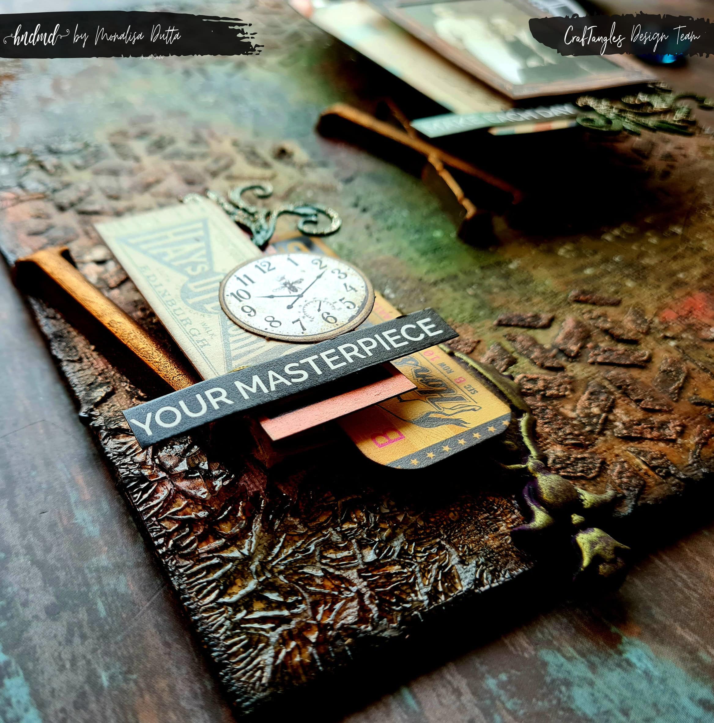 Stunning 'Old Story' Mixed Media Project 6 old story