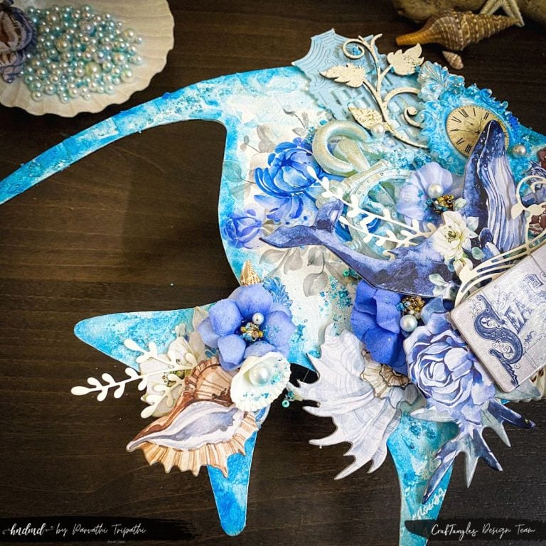 Beautiful Sea Theme Mixed Media Project 2