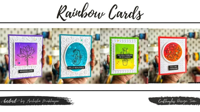 4 Stunning Rainbow Cards 1 4 Stunning Rainbow Cards 1