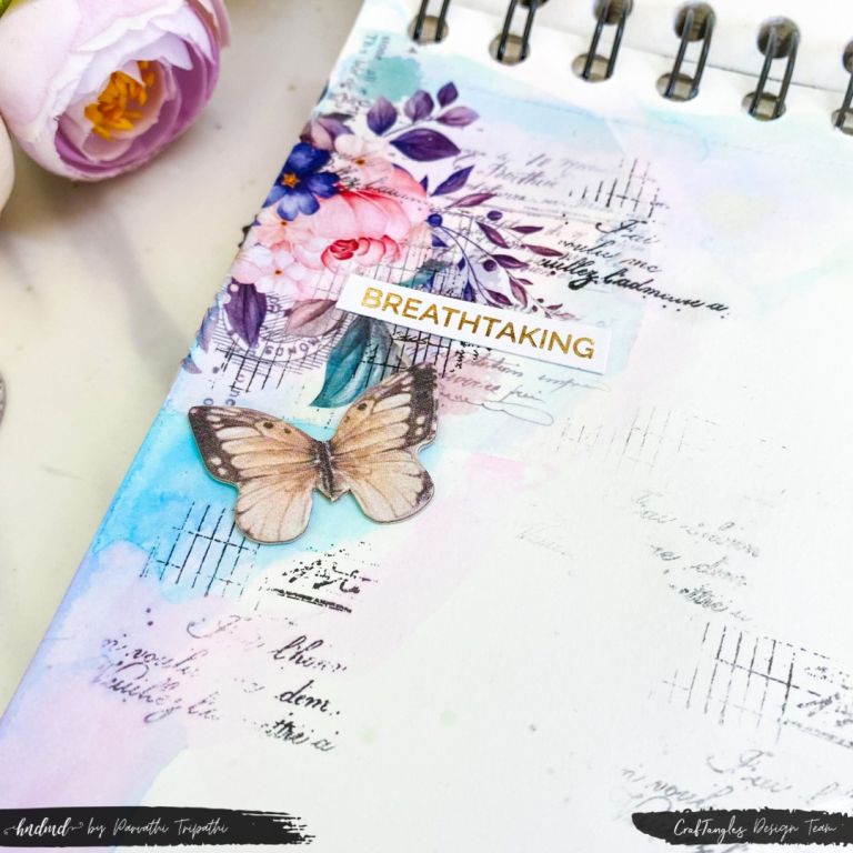 Breathtaking 'A Feminine Fashion' theme Art Journal Page 3