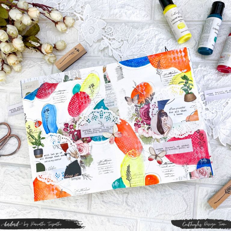 Awesome 'Self Love 'Abstract Journal Pages 2