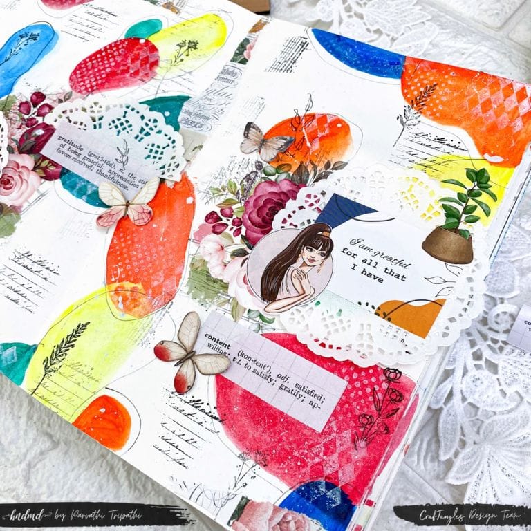 Awesome 'Self Love 'Abstract Journal Pages 1