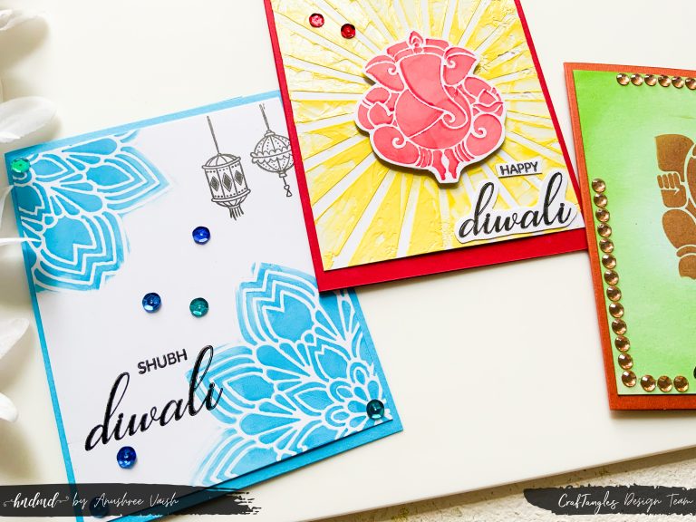 Awesome DIWALI Cards with Stencil Techniques 6 Awesome DIWALI Cards with Stencil Techniques 5