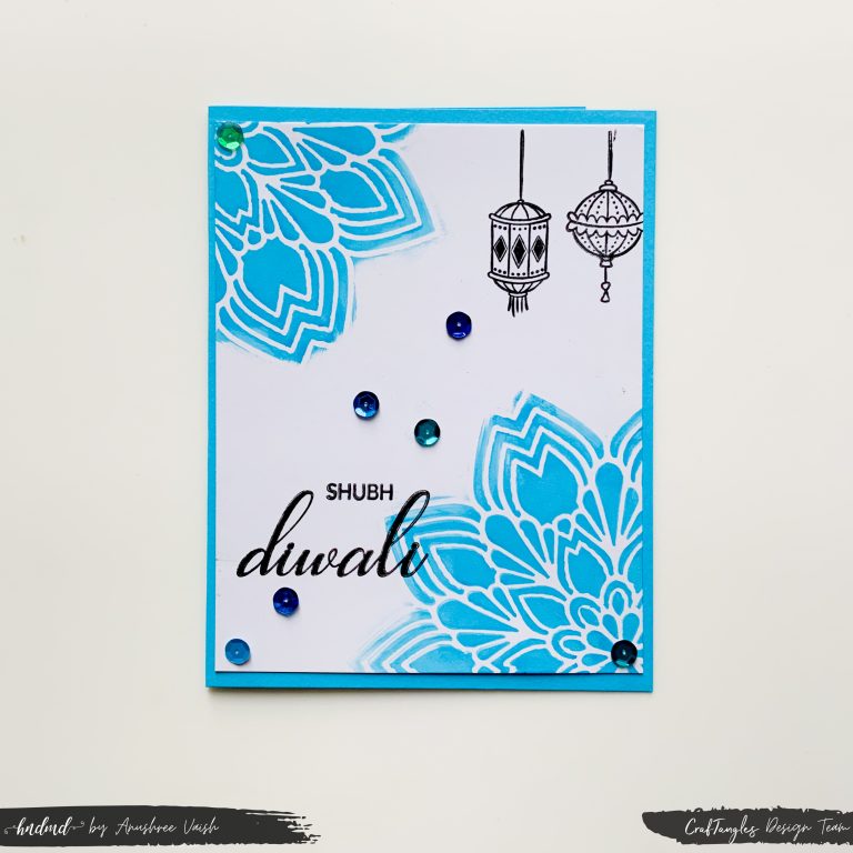 Awesome DIWALI Cards with Stencil Techniques 3 Awesome DIWALI Cards with Stencil Techniques 2