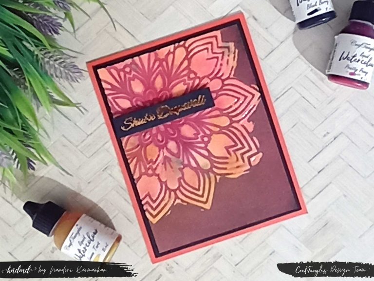 Festive Diwali Cards with Stencils & Texture Paste 4 Festive Diwali Cards with Stencils & Texture Paste 3