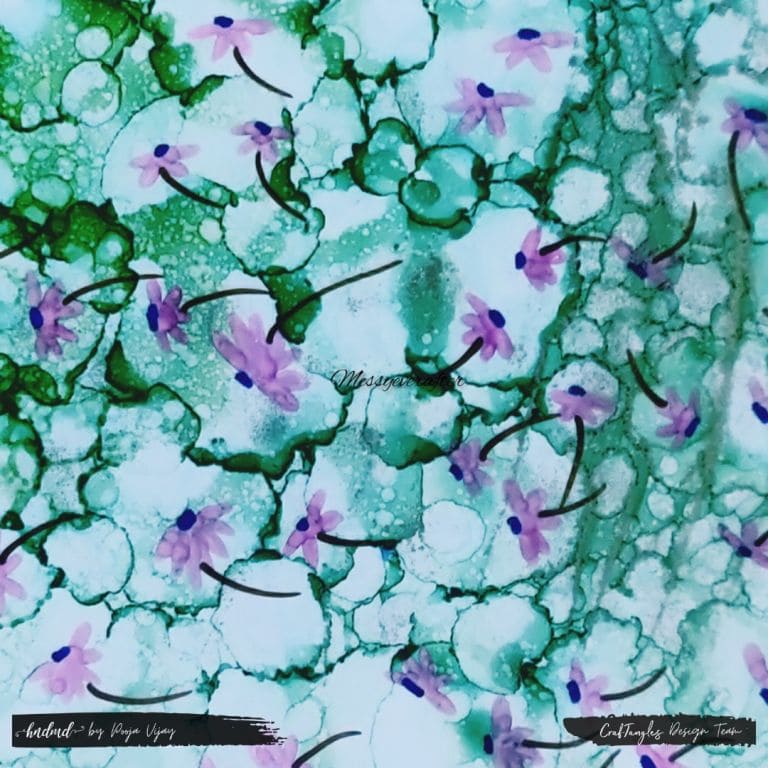 Alcohol Ink Tutorial - Flowers 1 Alcohol Ink Background