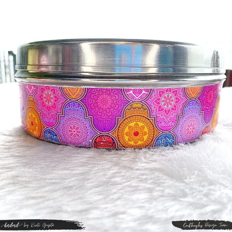 Decoupage Dabba (DIY Upcycle Tutorial) 3 Decoupage Dabba (DIY Upcycle Tutorial) 2