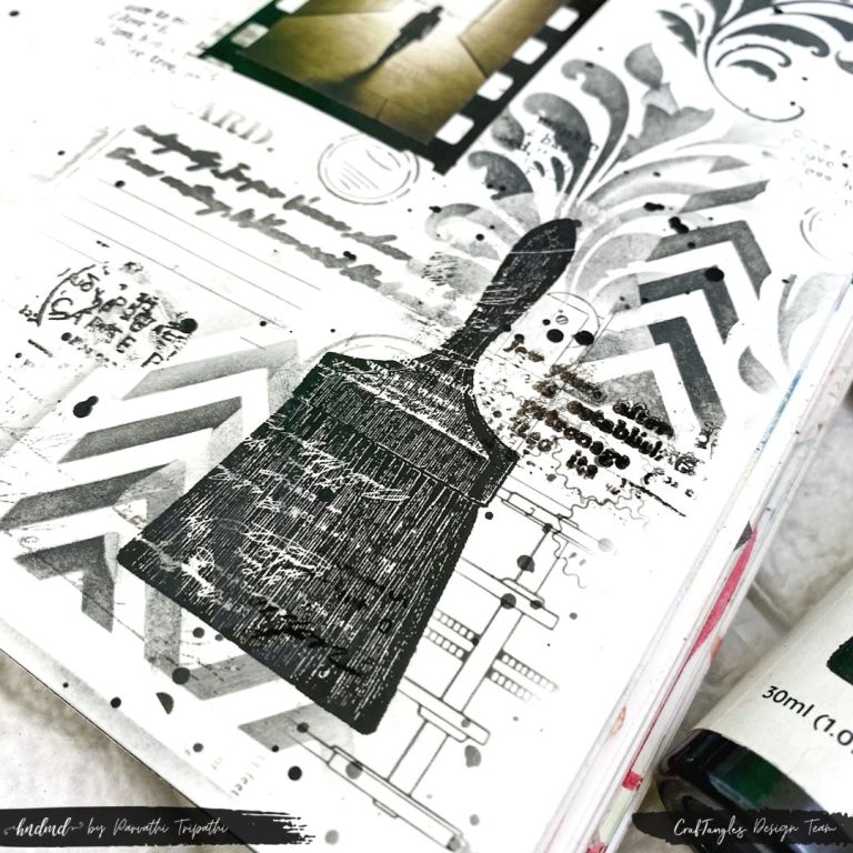 Monochromatic Art Journal Pages 3