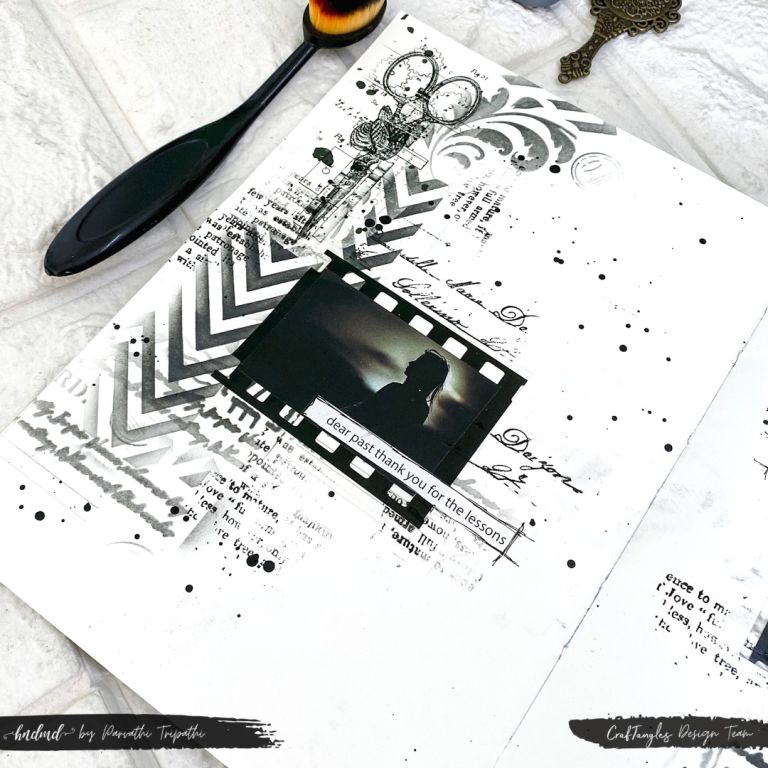 Monochromatic Art Journal Pages 2