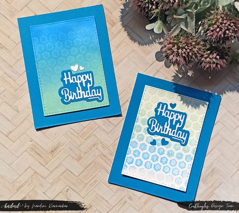 Easy DIY cards with Stencils 4 Easy DIY cards with Stencils 3