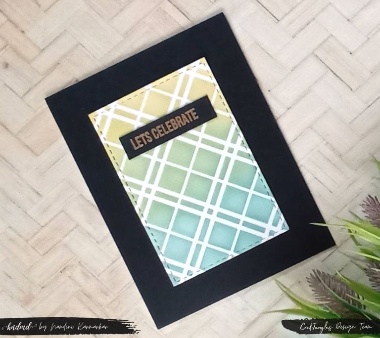 One Plaid Stencil - Three DIY Cards for the Boys 1
