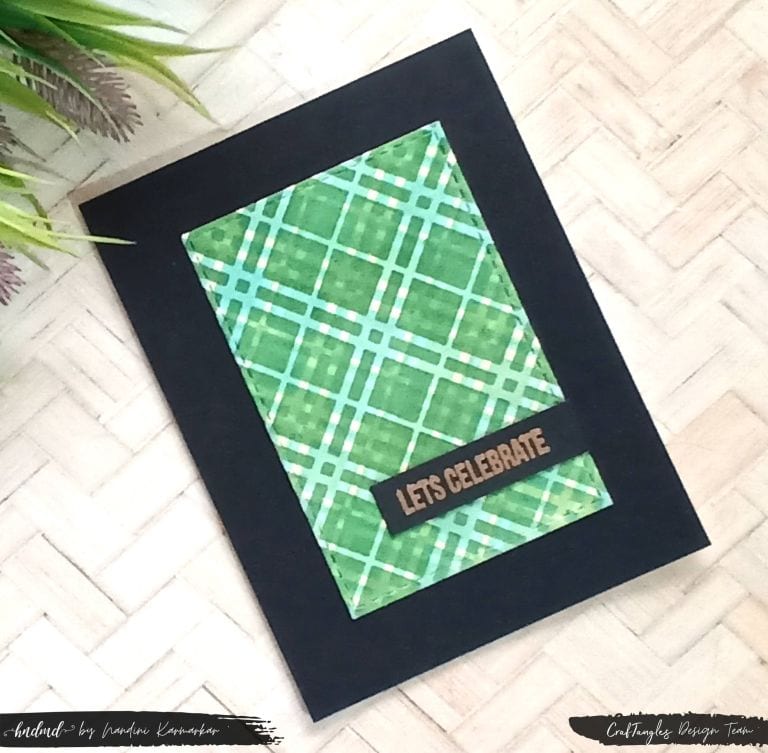 One Plaid Stencil - Three DIY Cards for the Boys 3