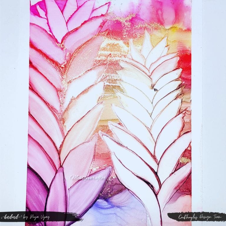Reverse Brush Alcohol Ink Technique 1 Reverse Brush Alcohol Ink Technique 1