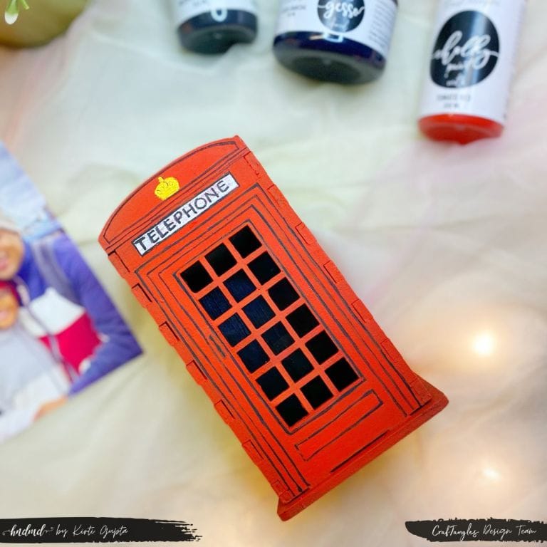 DIY Phone Booth with Craftangles chalk paint 1 DIY Phone Booth with Craftangles chalk paint 1
