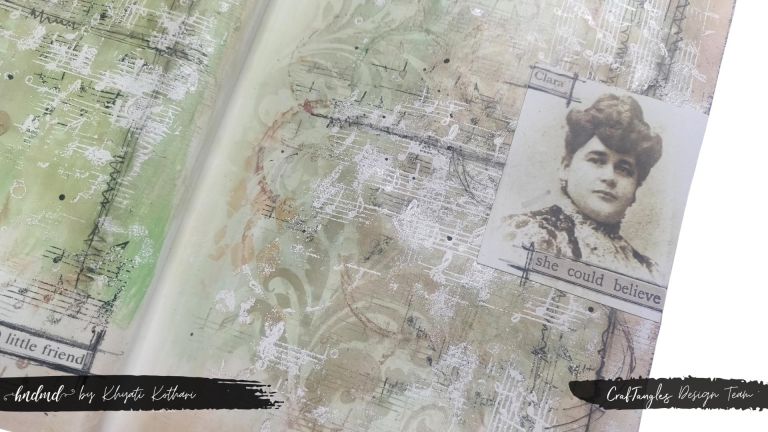 Art Journal with embossing powders 3 Art Journal with embossing powders 3