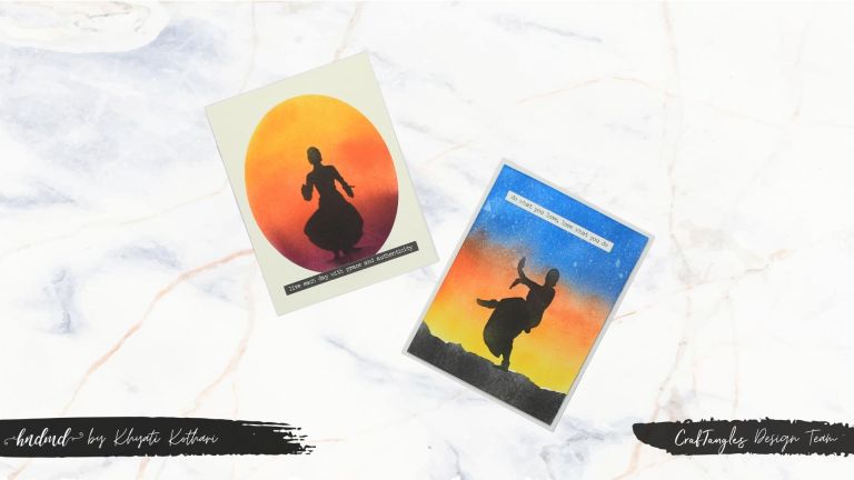 2 CAS cards using Stencils 1