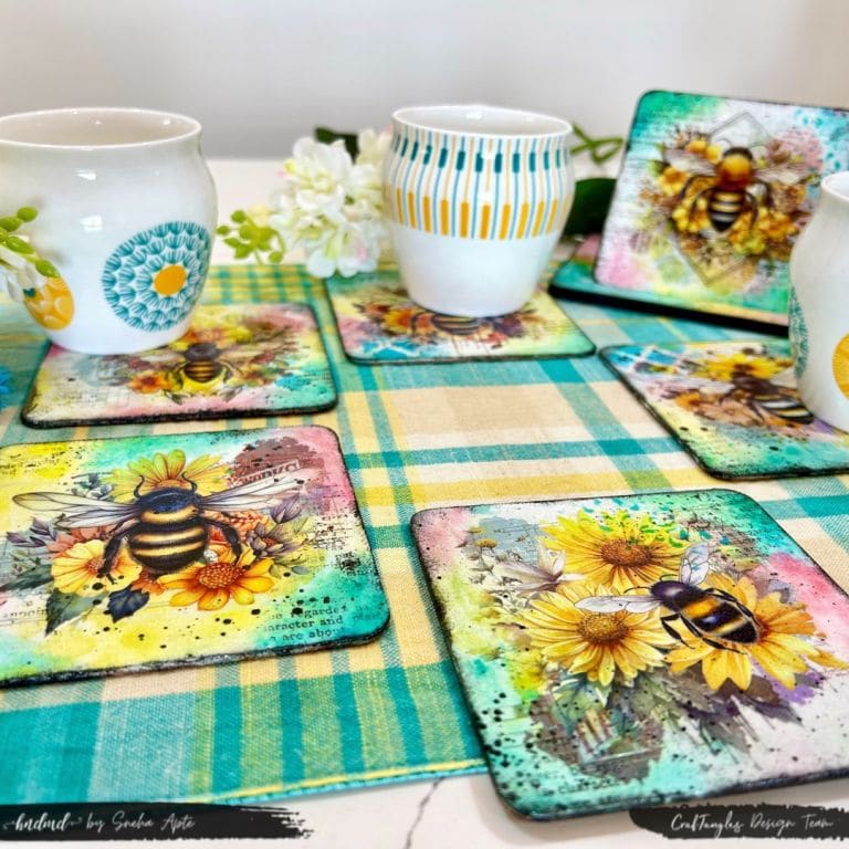 DIY decoupage Coasters 6 DIY decoupage Coasters 6